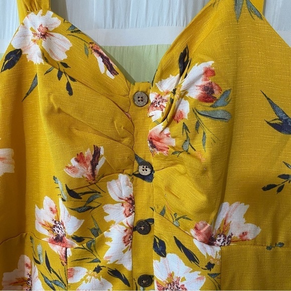 NWT Trixxi Vintage Style Floral Dress Sweetheart Neckline Sz 1X - Picture 5 of 12